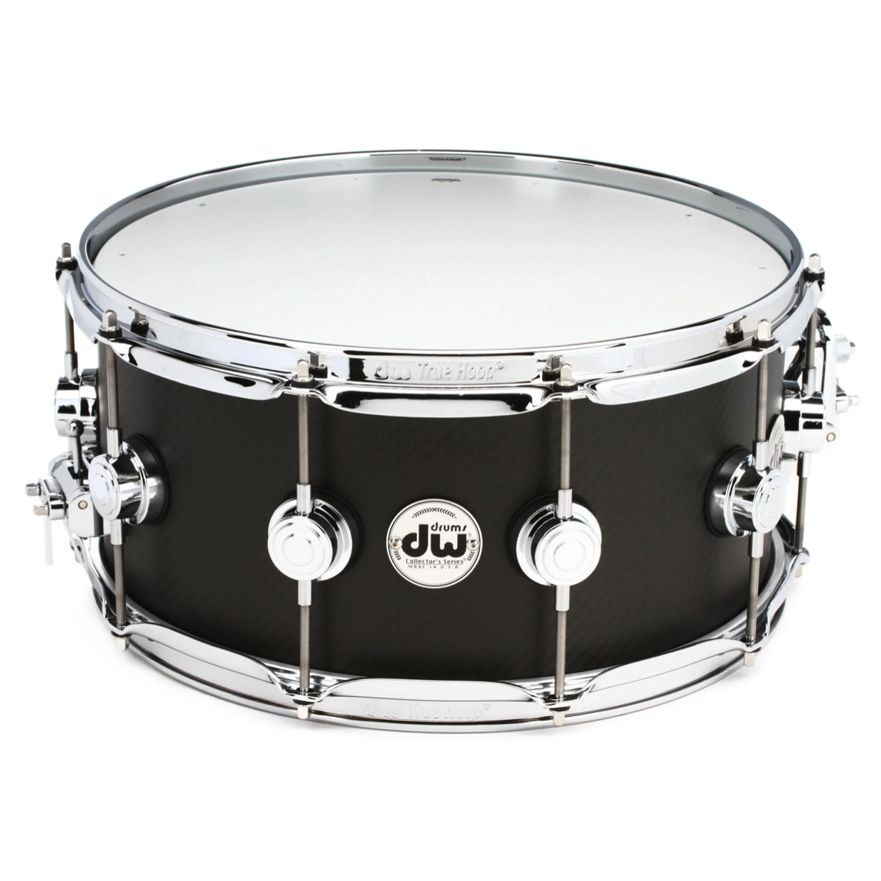DW Collector's Series Space Carbon Fiber 14x6.5 Snare Drum-zoom-1