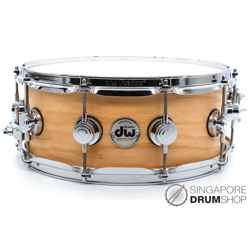 DW Collector's Series Oak Satin Oil 14x5.5 Snare Drum-zoom-