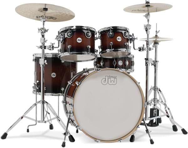 DW Design Series 4pc Tobacco Burst Shell Pack-zoom-