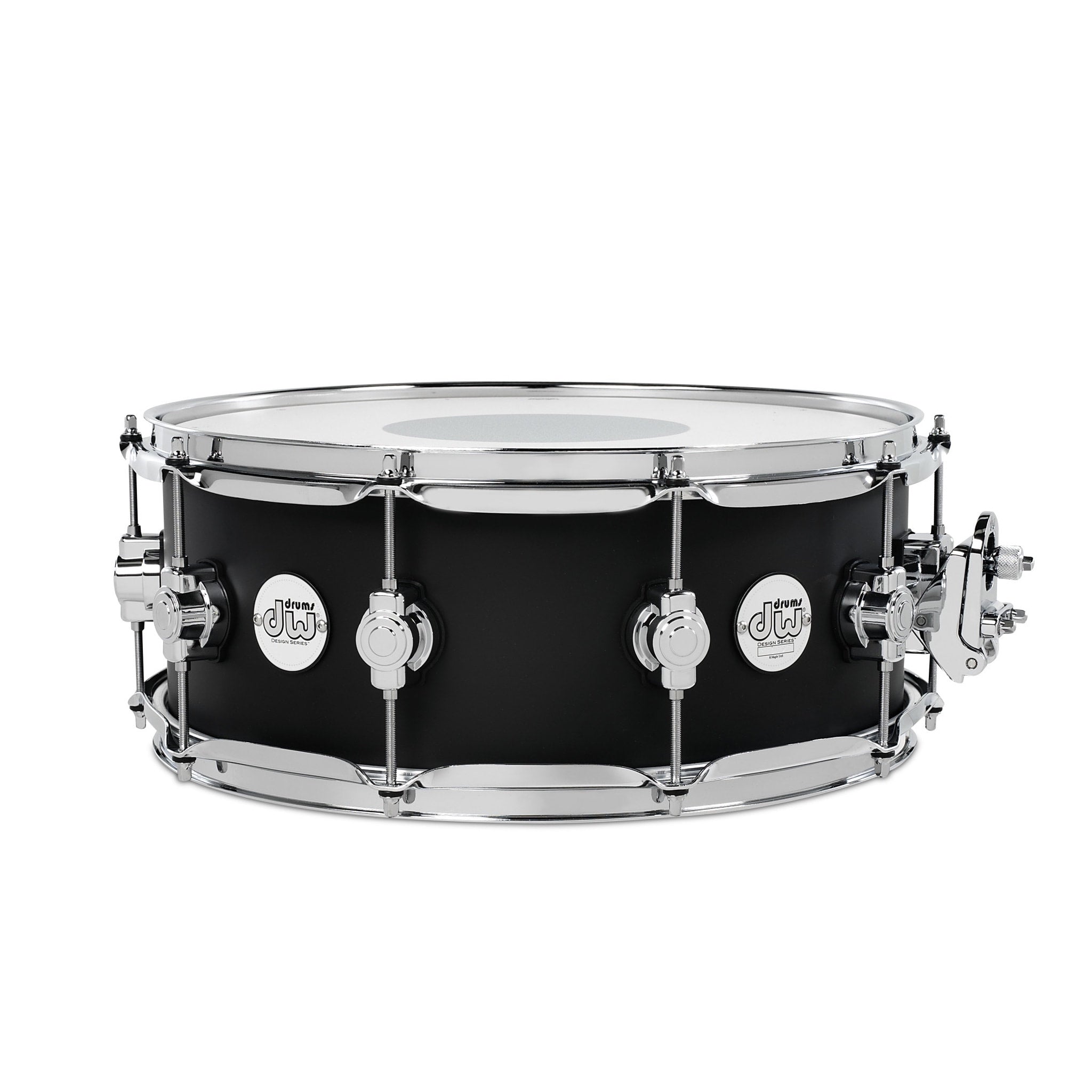 DW Design Series Black Satin 14x6 Snare Drum-zoom-1