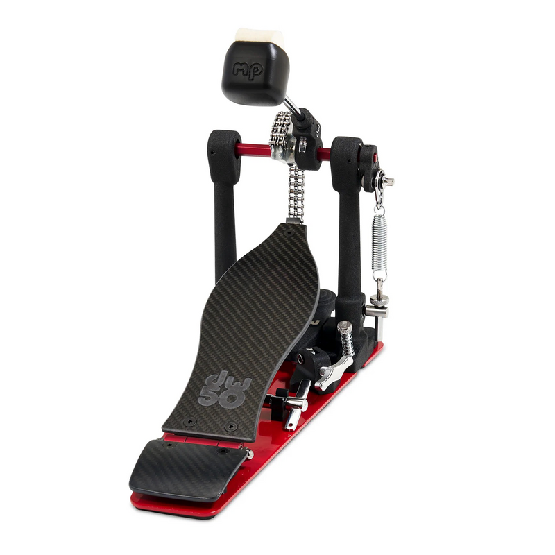 DW 50th Anniversary Limited Edition Carbon Fiber Single Pedal-zoom-