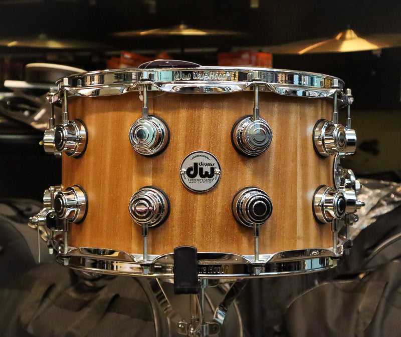 DW Collector’s Series Purplecore Mahogany 14x8 Snare Drum-zoom-