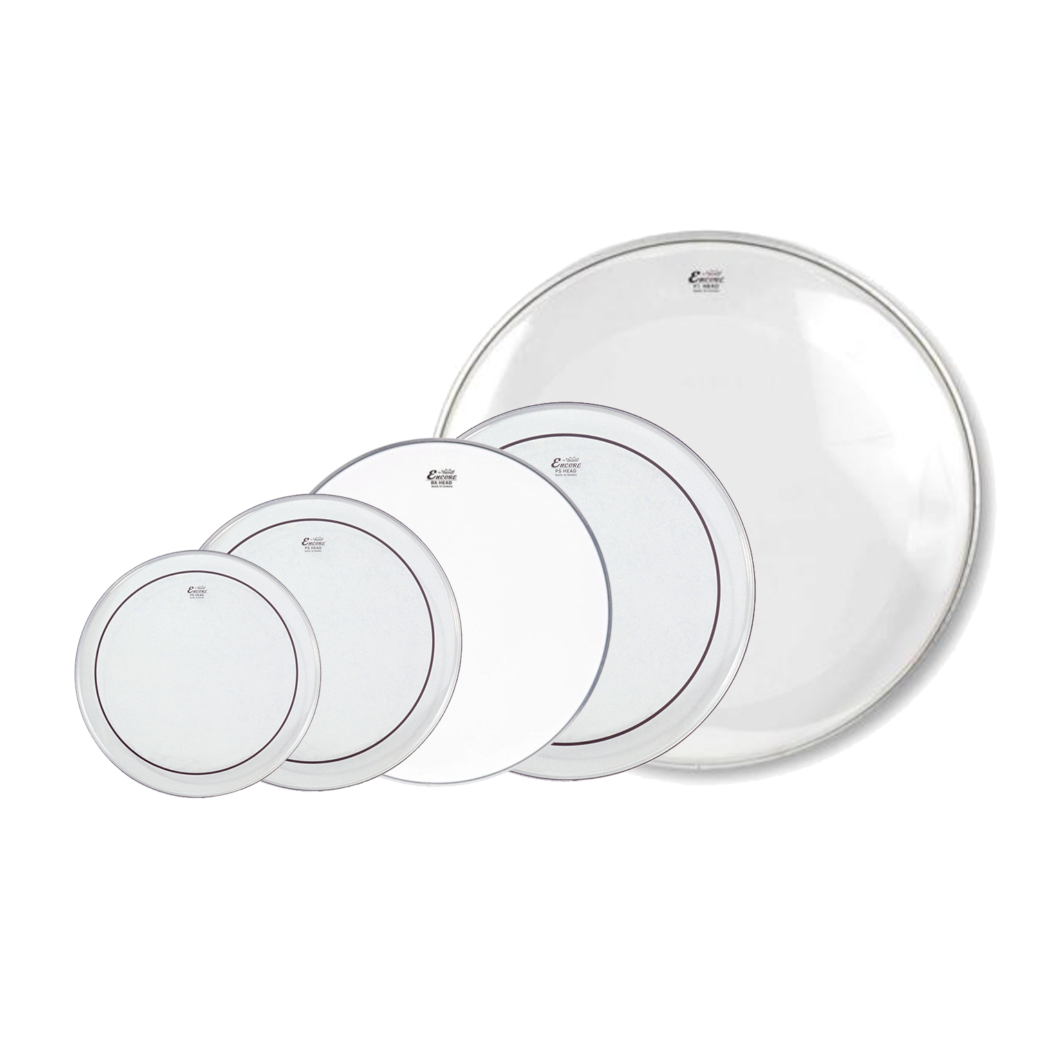 Remo Encore Pinstripe Pro Pack 5pc 22-10-12-16-14