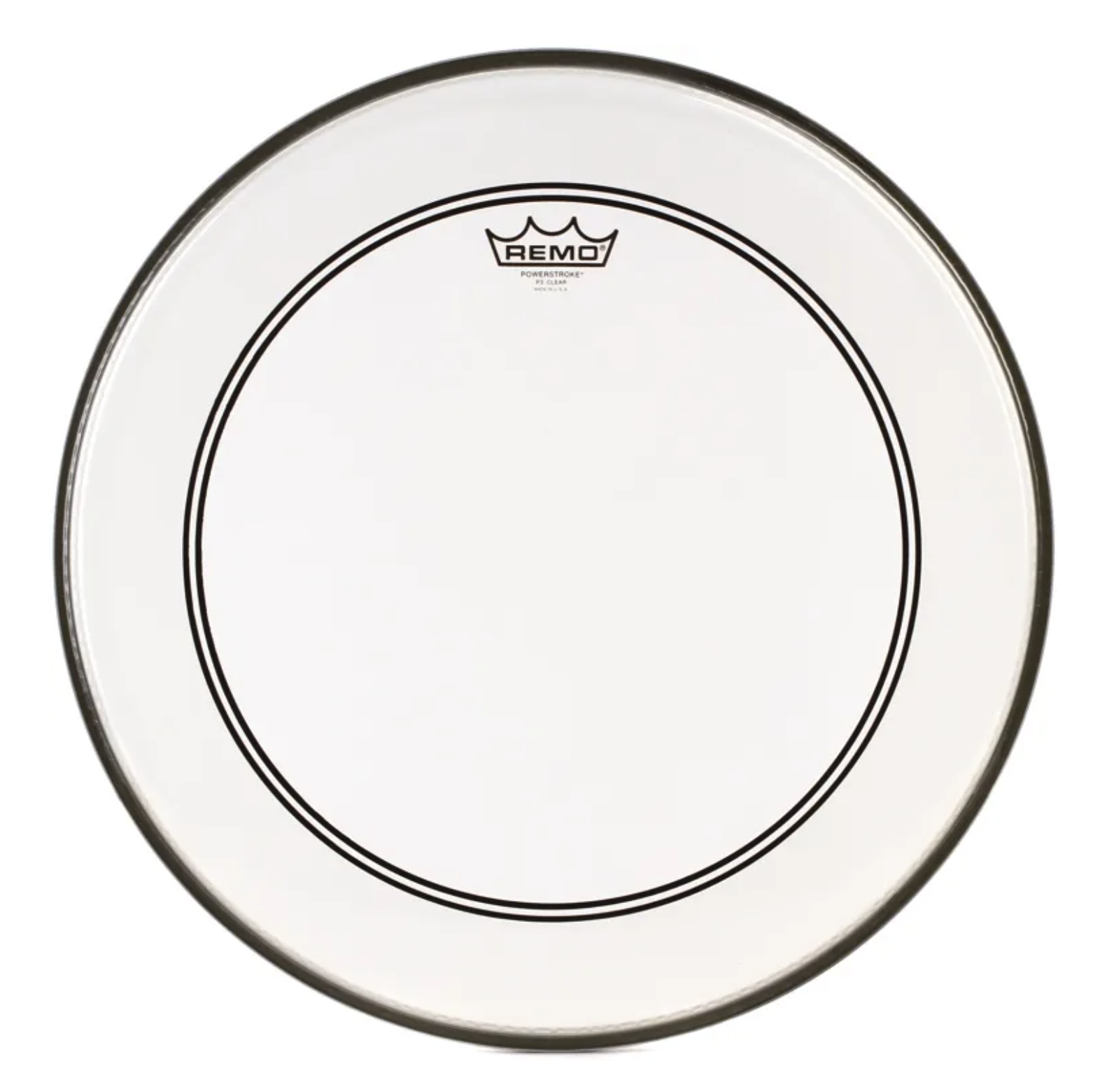 Remo Powerstroke 3 Clear 18" Bass Drum Head USA-1
