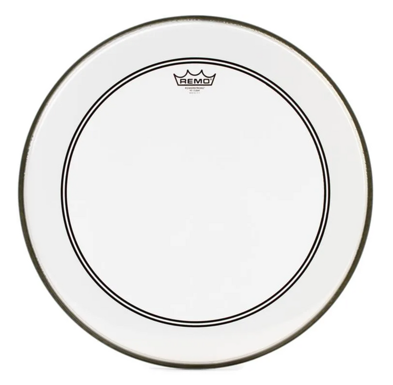 Remo Powerstroke 3 Clear 20" Bass Drum Head USA-zoom-