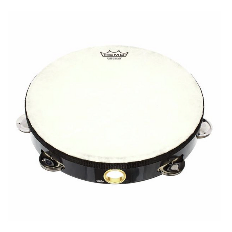 Remo Fiberskyn 10" Tambourine Single Row-zoom-