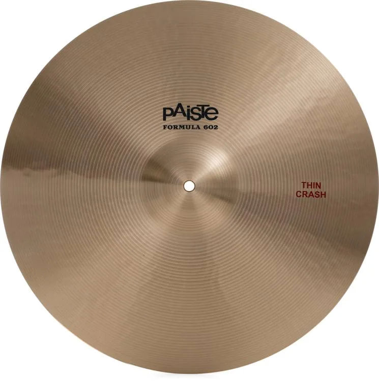 Paiste Formula 602 19" Thin Crash (SDS Anniversary Promo)-zoom-