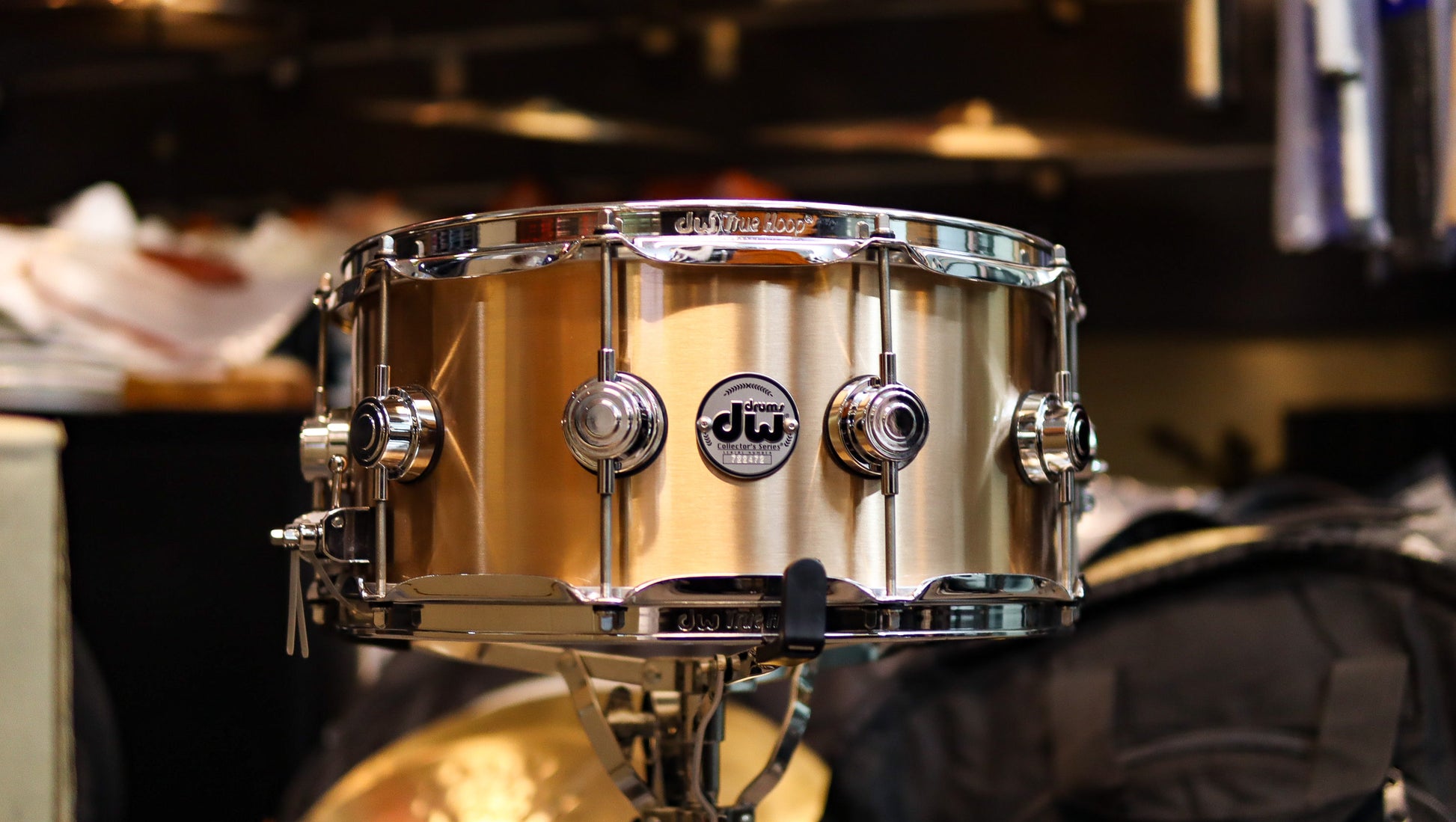 DW Collector's Series 14x6.5 Brushed Bronze Snare Drum-1
