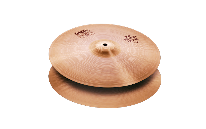 Paiste 14" 2002 Medium Hi Hats-zoom-1