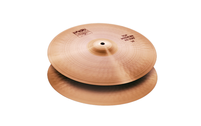 Paiste 14" 2002 Medium Hi Hats-zoom-