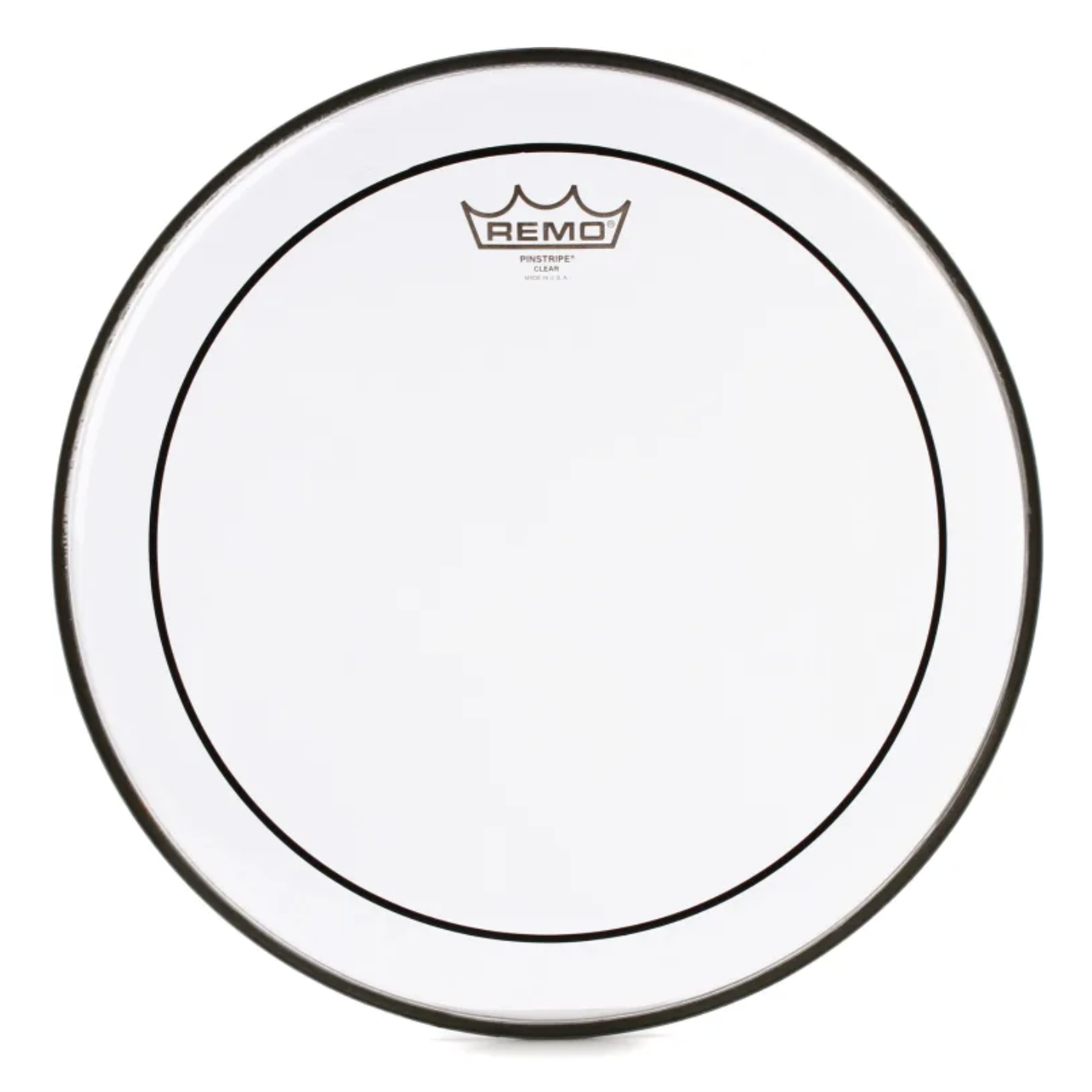 Remo Pinstripe Clear 14" Drum Head USA-zoom-1