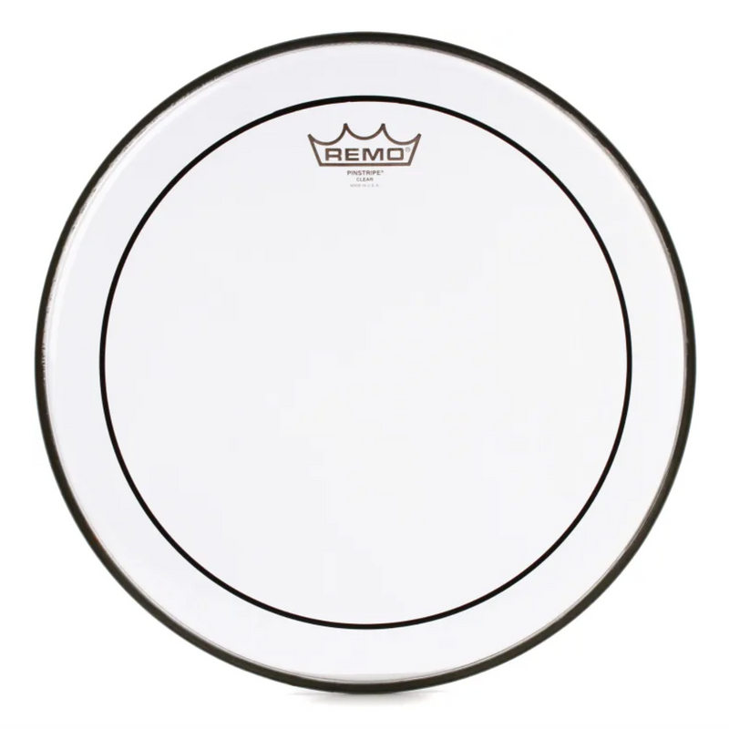 Remo Pinstripe Clear 14" Drum Head USA-zoom-
