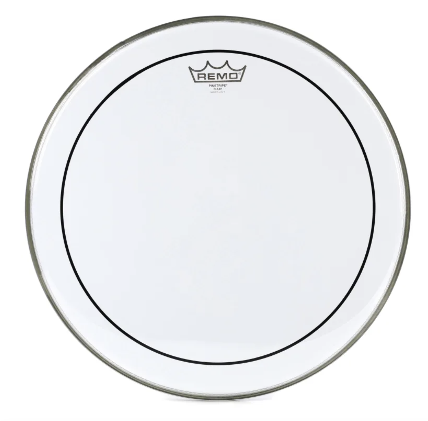 Remo Pinstripe Clear 16" Drum Head USA-zoom-1
