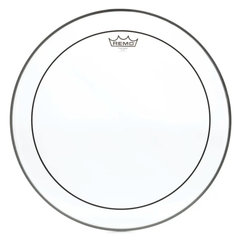 Remo Pinstripe Clear 18" Drum Head USA-zoom-