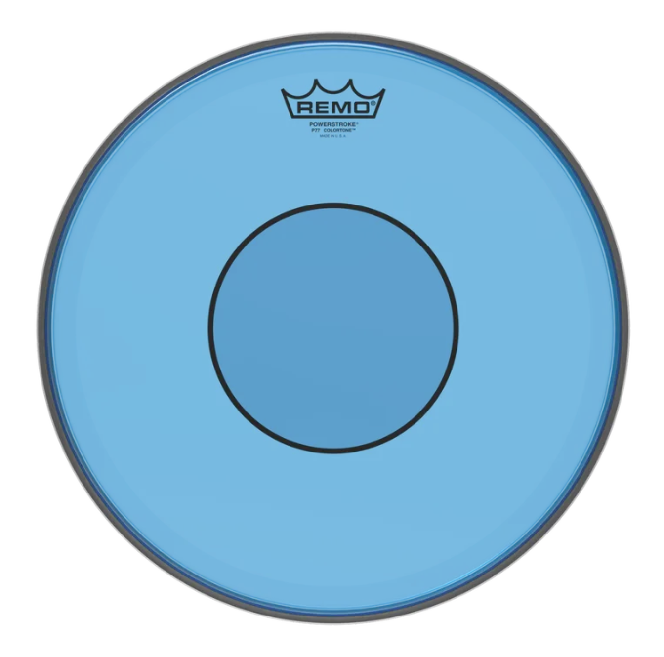Remo Powerstroke 77 Colortone Blue 14" Drum Head USA-zoom-1