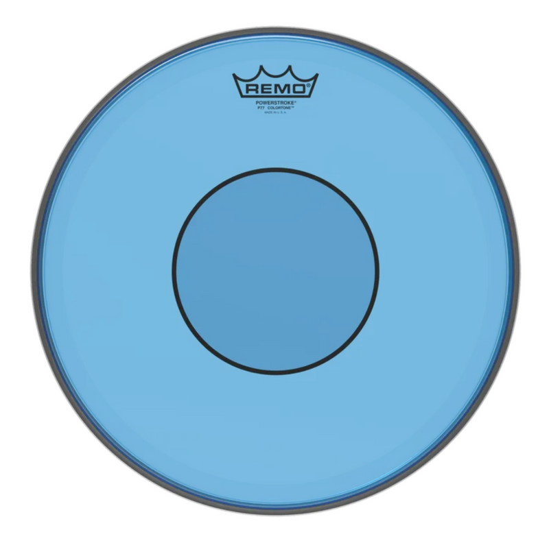 Remo Powerstroke 77 Colortone Blue 14" Drum Head USA-zoom-