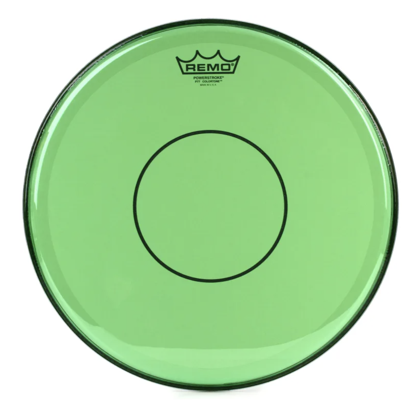 Remo Powerstroke 77 Colortone Green 14" Drum Head USA-1