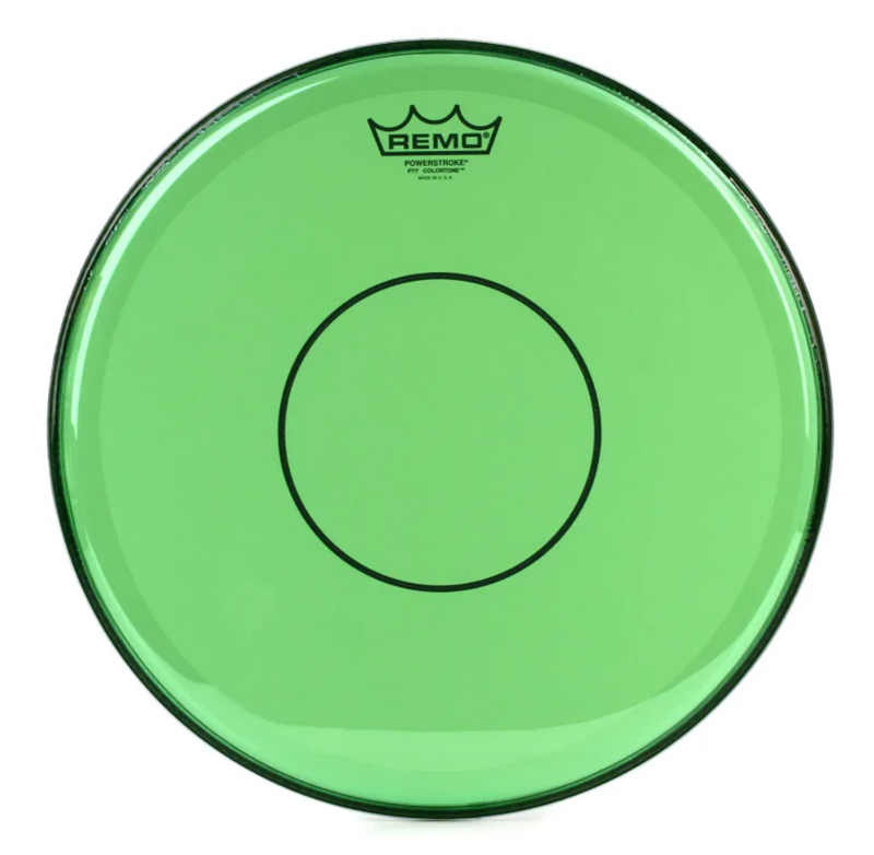 Remo Powerstroke 77 Colortone Green 14" Drum Head USA-zoom-
