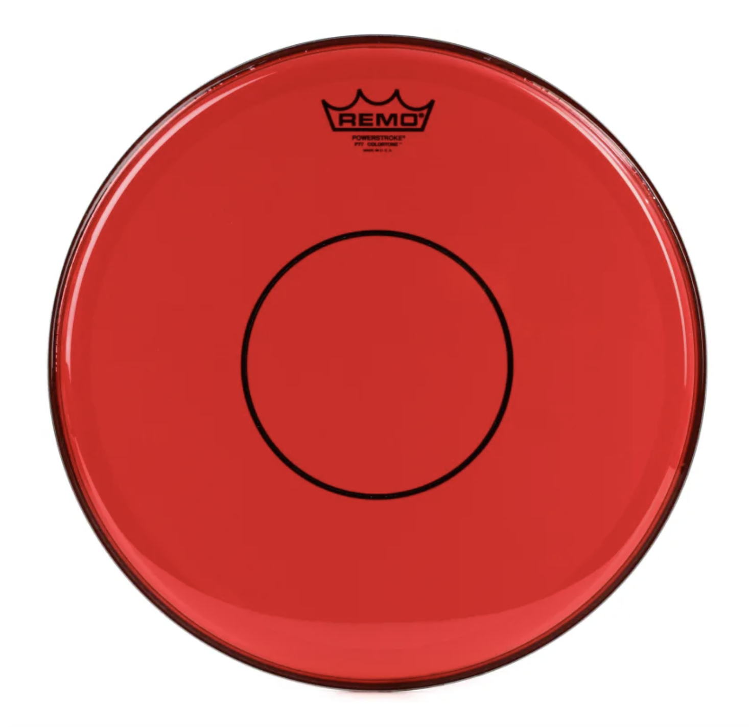 Remo Powerstroke 77 Colortone Red 14" Drum Head USA-1