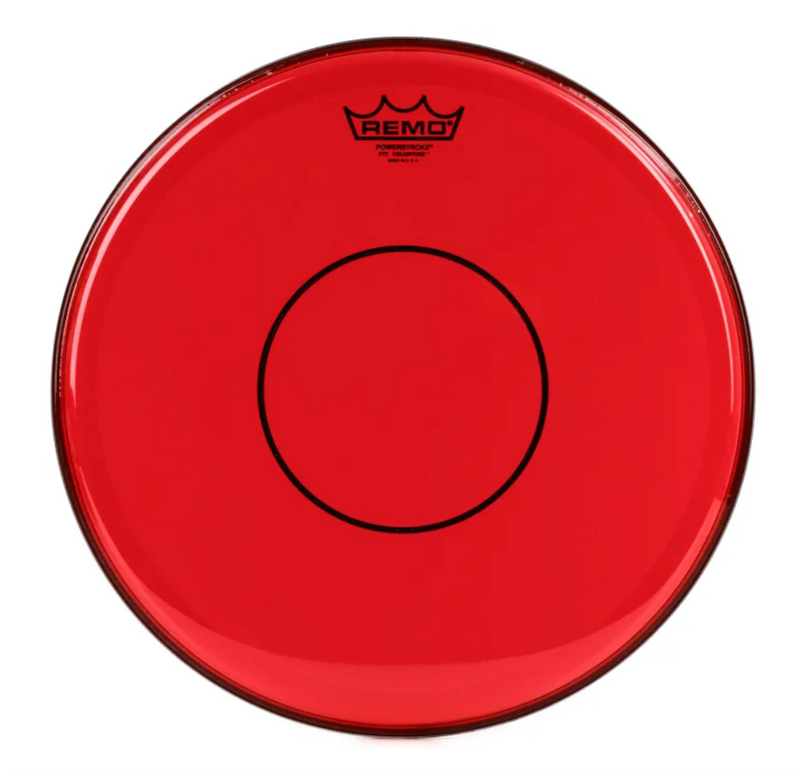Remo Powerstroke 77 Colortone Red 14" Drum Head USA-zoom-