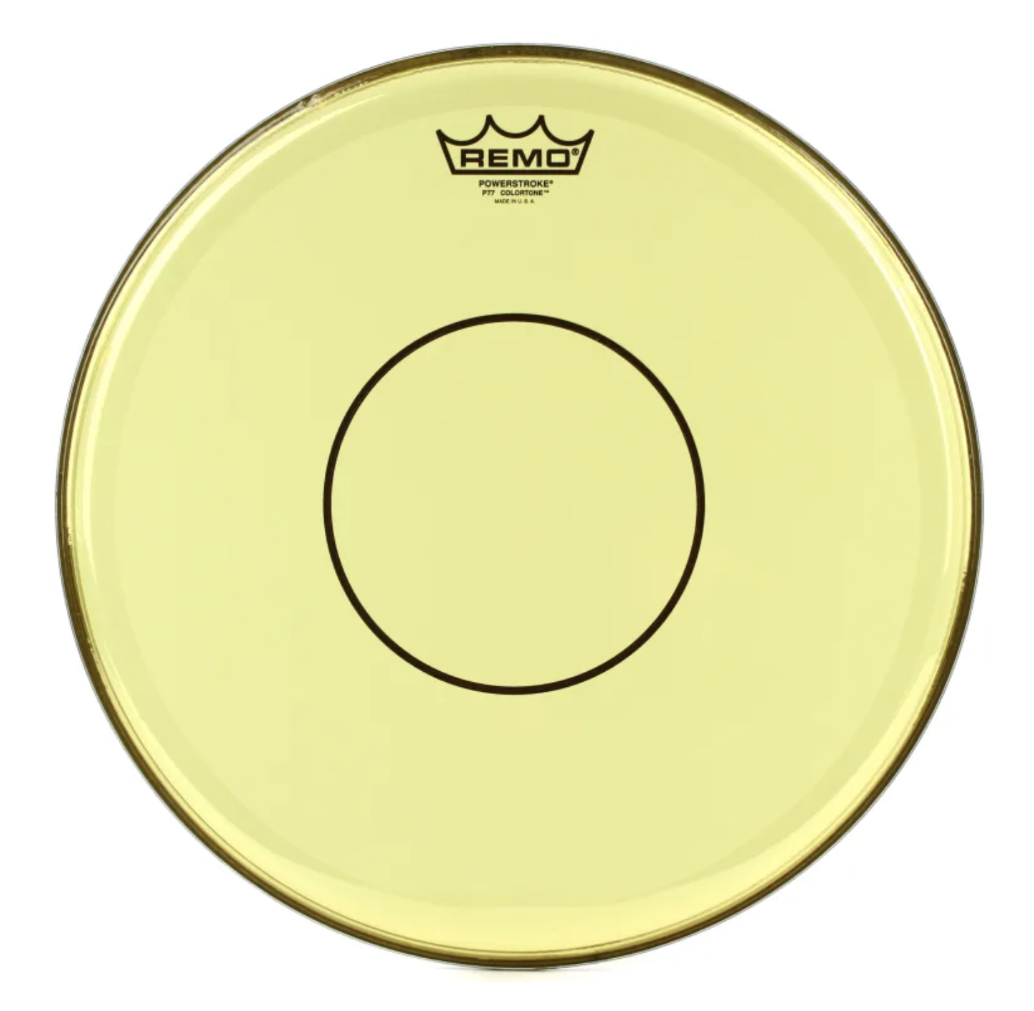 Remo Powerstroke 77 Colortone Yellow 14" Drum Head USA-1