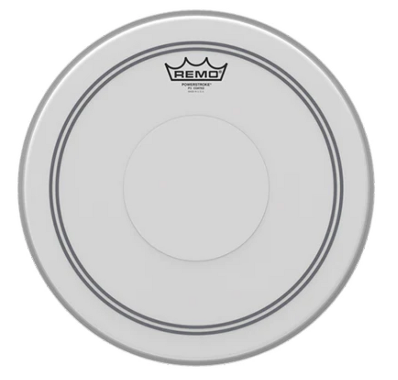 Remo Powerstroke 3 Coated w/ Dot 14" Drum Head USA-zoom-