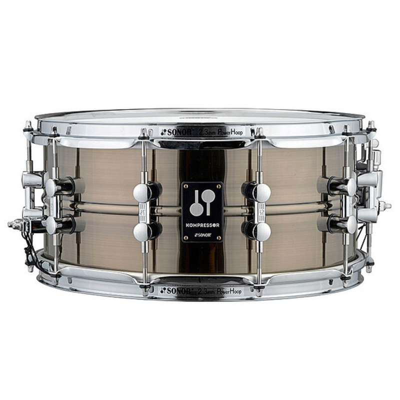 Sonor Kompressor 13x7 Brass Snare Drum-zoom-
