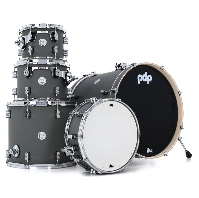 PDP Concept Maple 22" 5pc Shell Pack (Satin Pewter) (Out of Stock)-zoom-