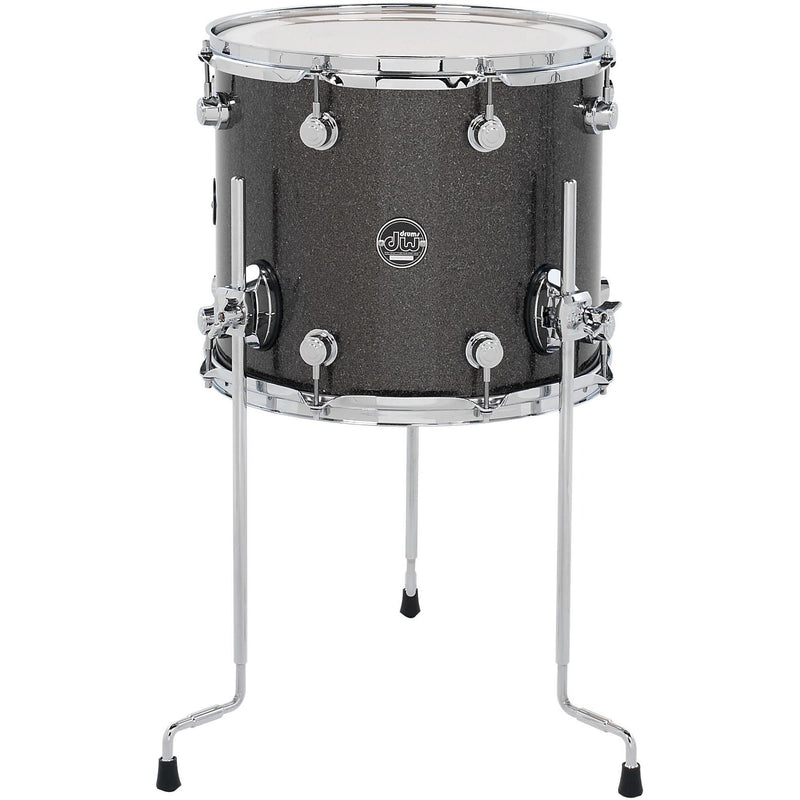 DW Performance Series 14x12 Pewter Sparkle Floor Tom-zoom-