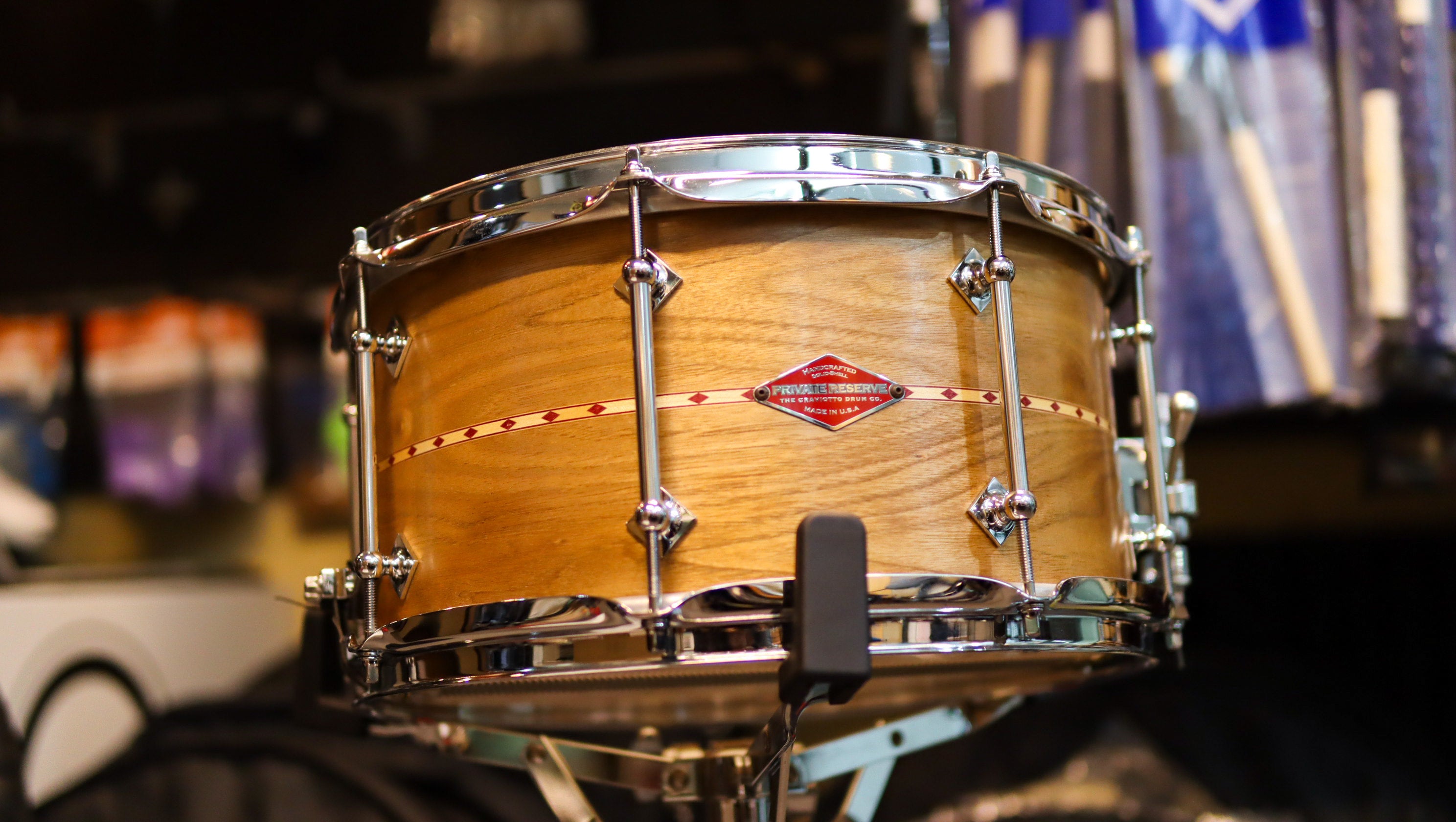 Craviotto Private Reserve Butternut 13x7 Snare Drum (SDS 10th Anniversary Promo)