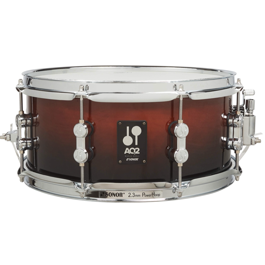 Sonor AQ2 14x6 Brown Fade Snare Drum-zoom-1