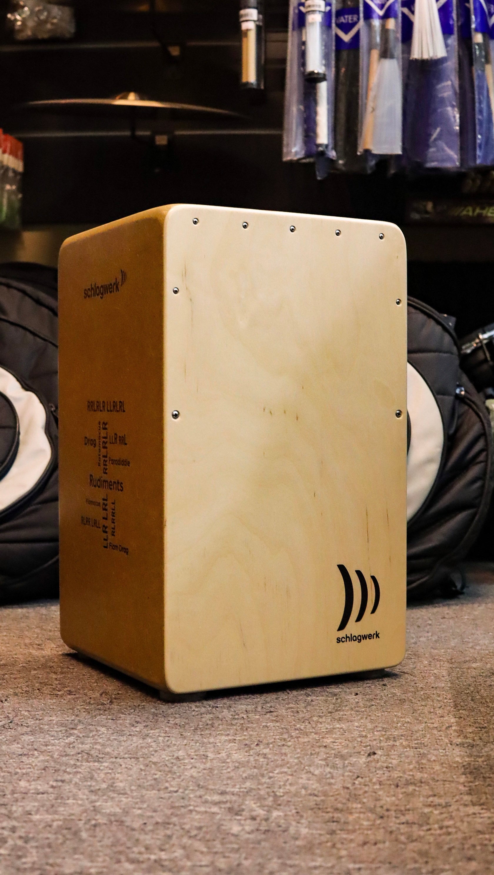 Schlagwerk Rudiments Cajon (Made in Germany)-1