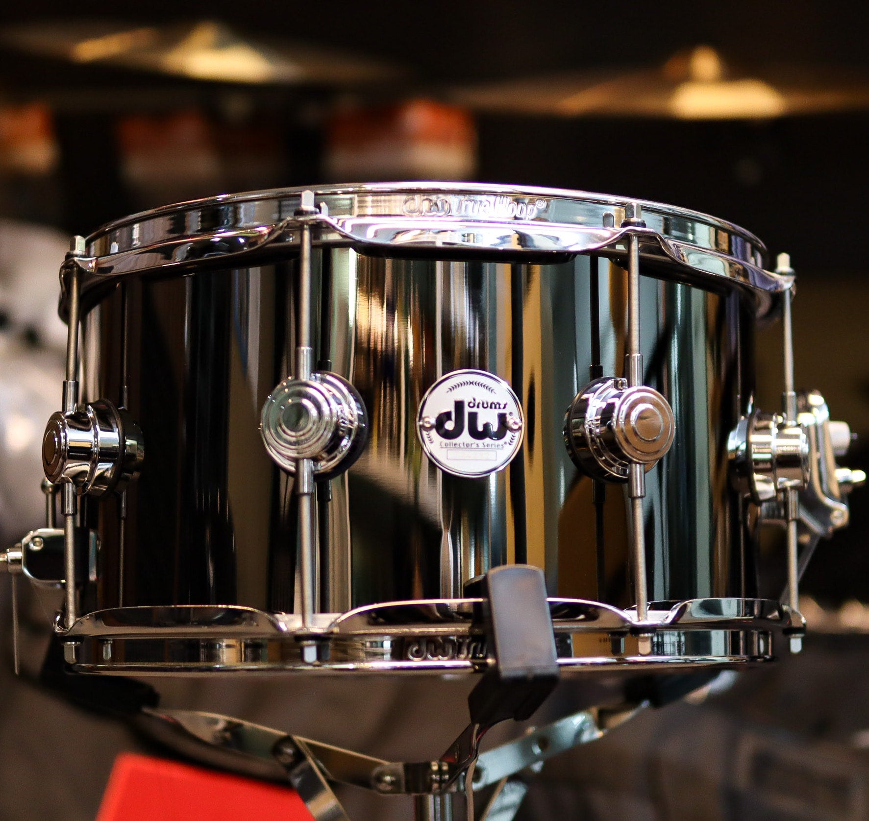 DW Collector's Series Black Nickel over Brass 13x7 Snare Drum-1
