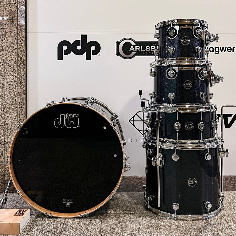 DW Performance Series Black Sparkle 22" 5pc Cherry Shell Pack (SDS Anniversary Promo)-zoom-