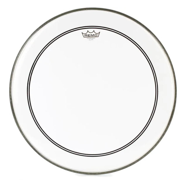 Remo Powerstroke 3 Clear 24" Bass Drum Head USA-zoom-