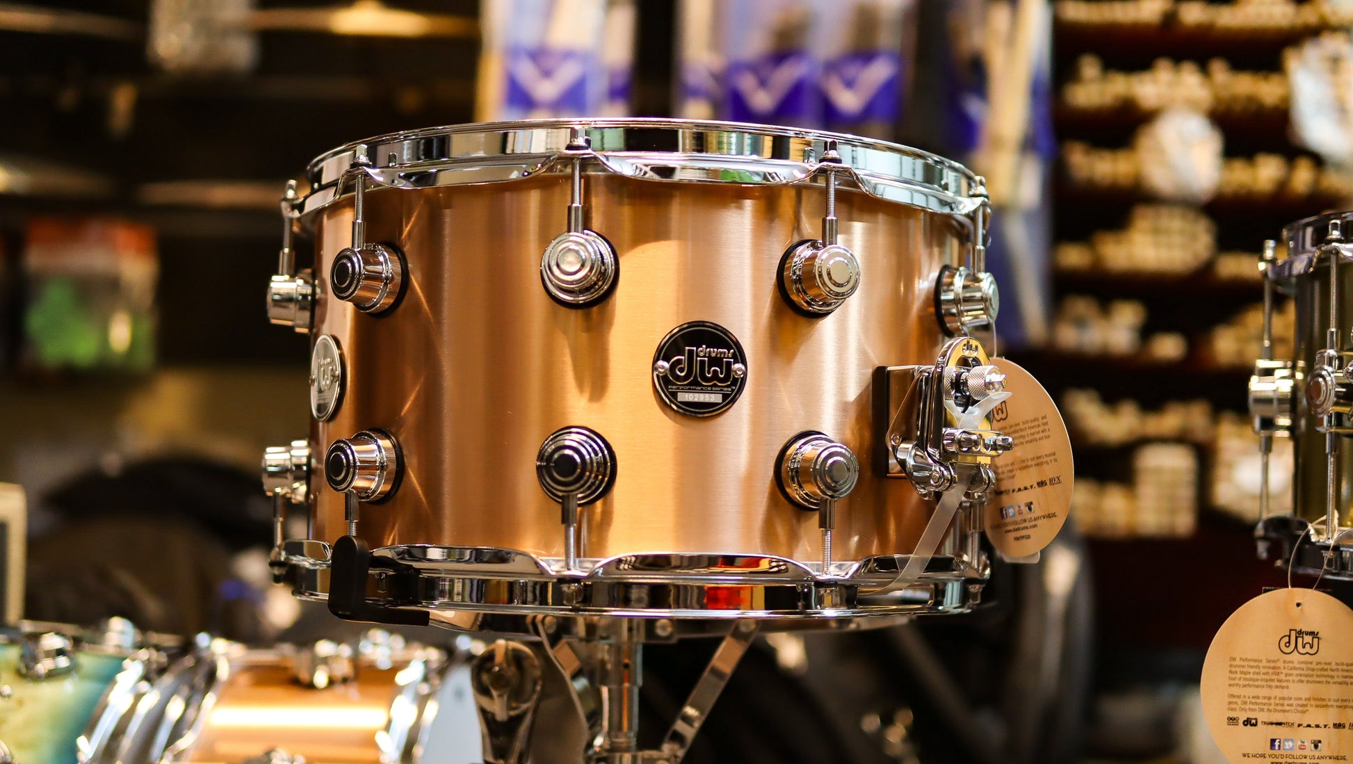DW Performance Series 14x8 Copper Snare Drum (SDS Anniversary Promo)-1