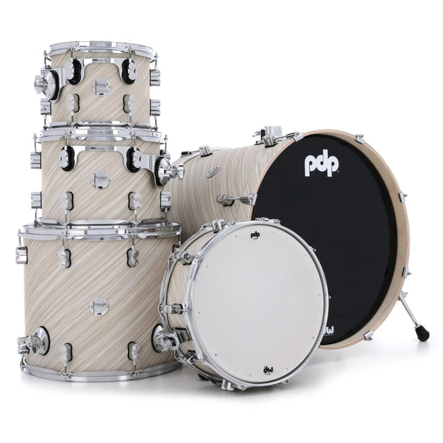 PDP Concept Maple 22" 5pc Shell Pack (Twisted Ivory) + PDP 700 Series Hardware Pack (SDS Anniversary Promo)