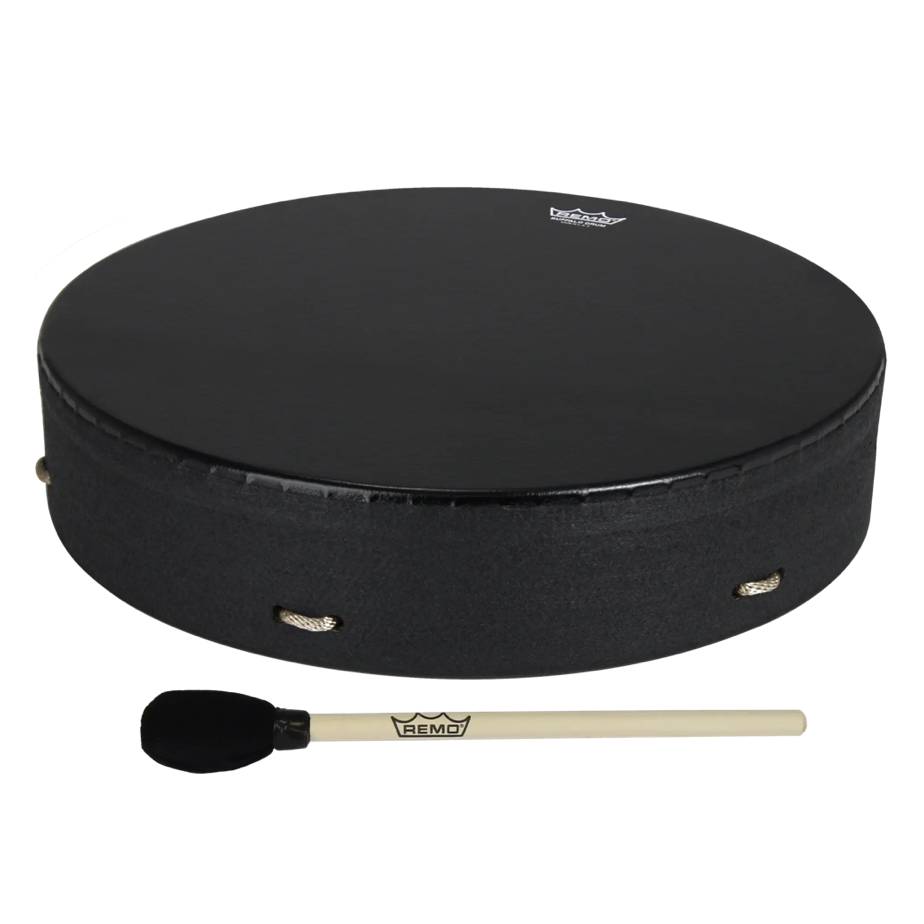Remo E1-1316-BE Bahia Buffalo Drum Black Earth
