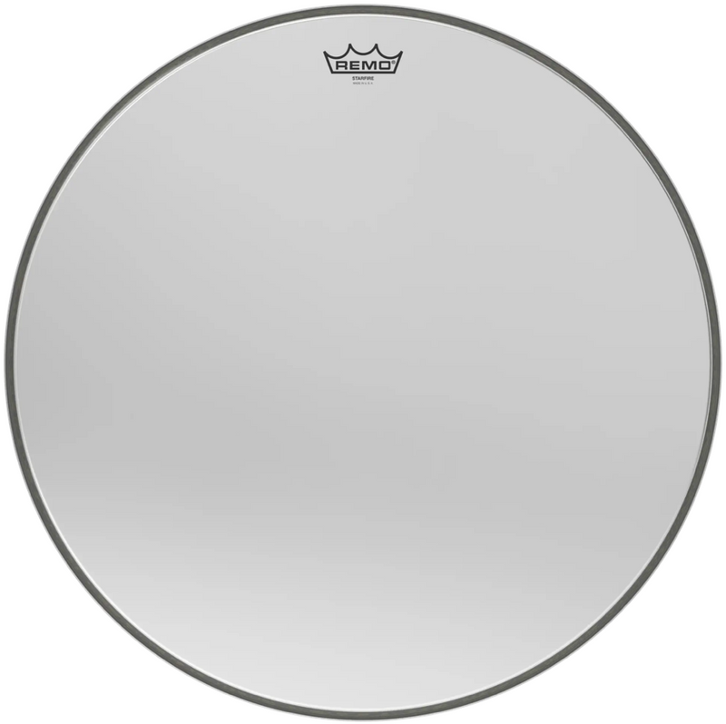 Remo Ambassador Starfire Chrome 22" Bass Drum Head USA-zoom-