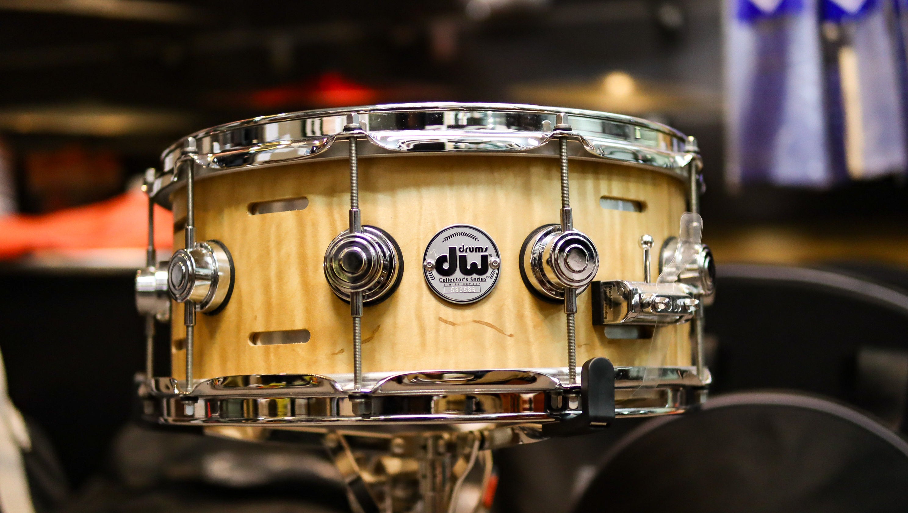 DW Collector's Series Acoustic EQ 14x6.5 Curly Maple Snare
