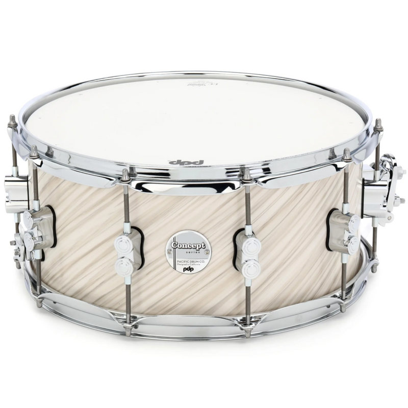 PDP Concept Maple 14x6.5 Twisted Ivory Snare Drum-zoom-