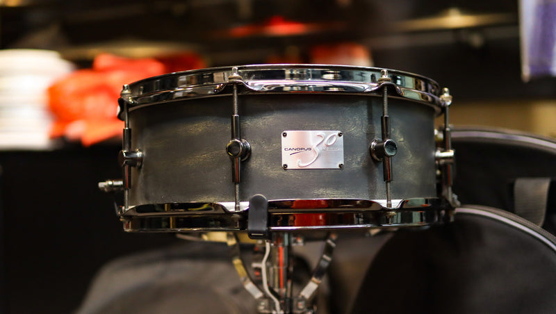 Canopus Limited 30 Inner Carbon Maple 14x5.5 Snare Drum-zoom-