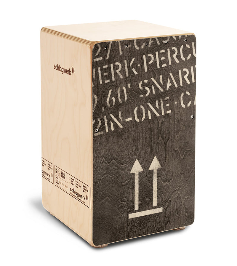 Schlagwerk 2inOne Cajon Black Edition - Large w Bag-zoom-