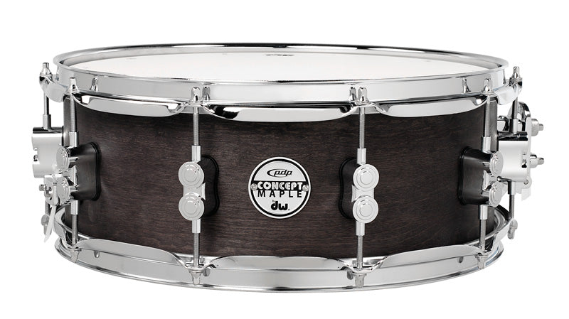 PDP Concept Maple Black Wax 14x5.5 Snare Drum-zoom-1