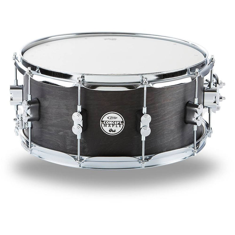 PDP Concept Maple Black Wax 14x6.5 Snare Drum-zoom-